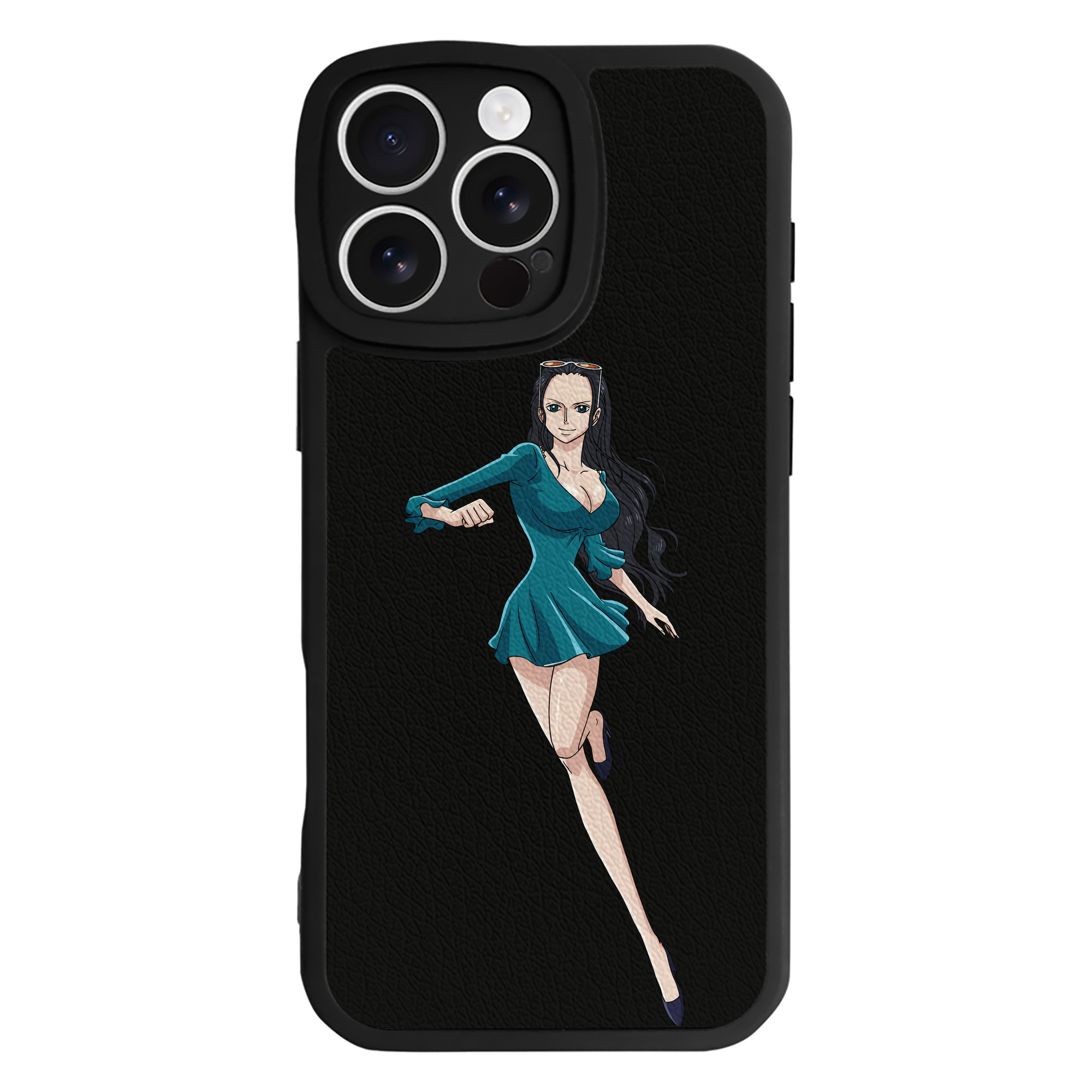 （画像用） ワンピース ニコ・ロビン ONE PIECE Nico Robin 【iPhone 16シリーズ対応】シリコンスマホケース（レザー調） 材質：シリコン